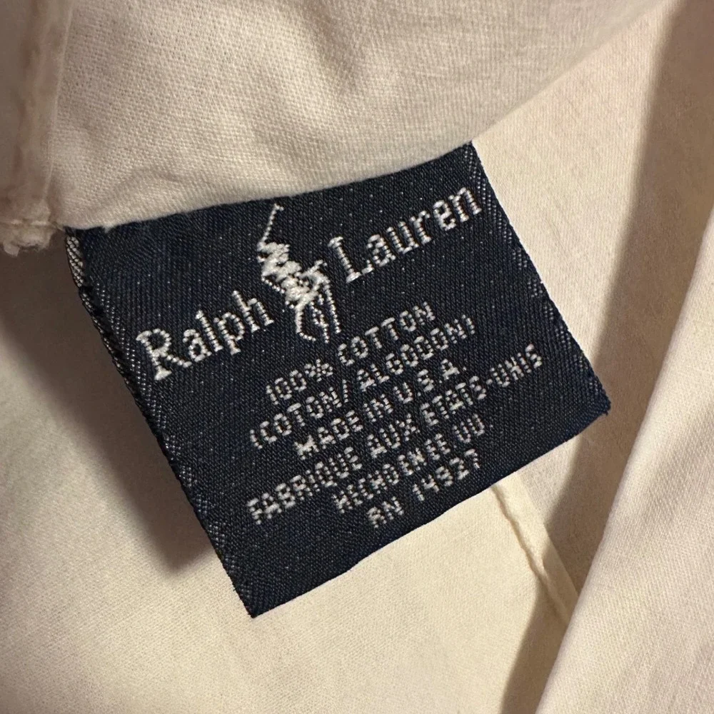 Vintage Ralph Lauren Sampler Standard Pillowcases 100% Cotton‎ Set of 2 USA RARE